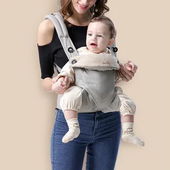 Ergonomic Transportator Copil copil Copil Hipseat Sling Fata cu care se Confruntă Kangaroo Baby Wrap Transport pentru Călătorie pentru Copii Transport de la 0 la 36 de Luni