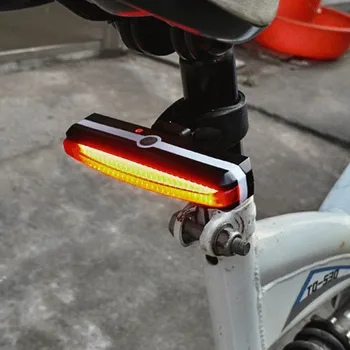 Ultra Luminos de Biciclete Lumina USB Reîncărcabilă Biciclete Coada Lumini Spate cu LED de Siguranță cu Bicicleta Lanterna Accesorii 88 B2Cshop