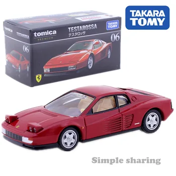 Takara Tomy Tomica Premium 06 Testarossa Model Kit 1:61 Turnat Sub Presiune Masini In Miniatura Colecție Fierbinte Pop Jucarii Pentru Copii Amuzant Magic Papusa