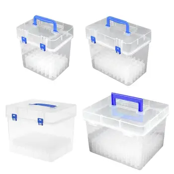 Transparent Marker-Cutie De Depozitare Container Meșteșugul Tavă Birou Organizator Birou De Acasă La Școală De Elevi Studiu De Aprovizionare