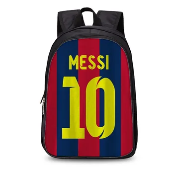 New sosire Barcelona Argentina Messi de Imprimare 3d de Fotbal Rucsaci Om Femeile Cadou de Craciun Pentru Adolescenti Fotbal mochila escolar