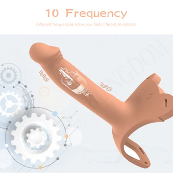 Ușor de purtat Gol de Silicon Vibrator Vibrator de Control de la Distanță Penisul Pantaloni G-spot Stimulator Clitoridian Adult Jucarii Sexuale pentru Bărbat și Lesbiene