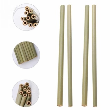 100Pc/Set 20cm de Bambus, Paie Reutilizabile Paie de Băut Pentru Petrecere de Aniversare de Nunta Bar Instrument