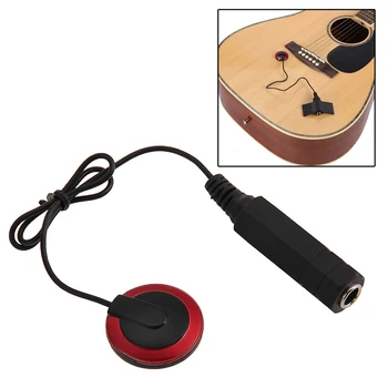 Hot Nou Chitara Profesional Piezo Pickup Contact Preluare Microfon Pentru Chitara, Vioara, Banjo, Mandolina, Ukulele Chitara Accesorii