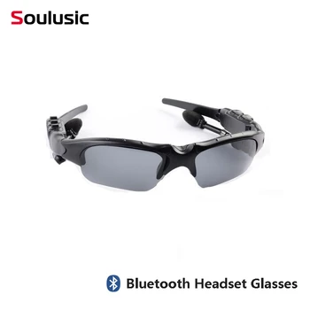 Soulusic Ciclism ochelari de Soare de Echitatie Cască Bluetooth Smart Ochelari de Sport in aer liber cu Bicicleta fără Fir Ochelari de Soare, Căști cu Microfon 8902