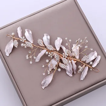 Mireasa de susținere nou frunze de cristal rochie de mireasa accesorii