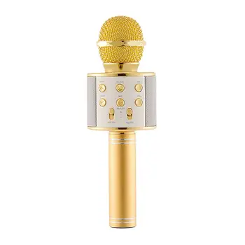 Copii, Karaoke Microfon de Jucărie fără Fir Bluetooth Microfon Handheld Portabil KTV Cântând Karaoke Dispozitiv Audio Player