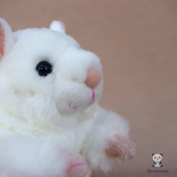 Minunat Jucărie Drăguț Umplute Totoro Papusa Viața Reală Pluș Hamster Jucarii Pentru Copii Mini Mouse-Ul Alb Păpuși