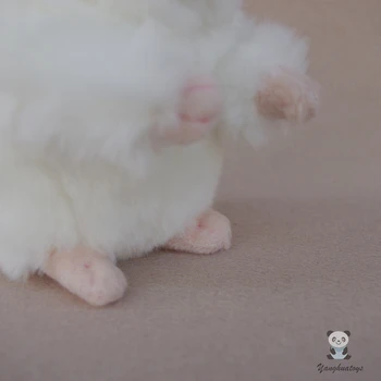 Minunat Jucărie Drăguț Umplute Totoro Papusa Viața Reală Pluș Hamster Jucarii Pentru Copii Mini Mouse-Ul Alb Păpuși