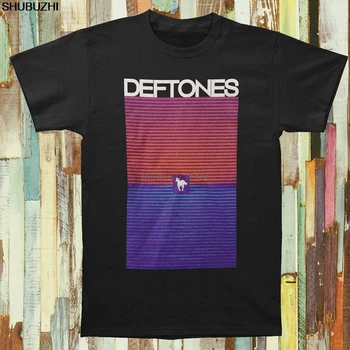 Deftones Bărbați Abstract Apus de soare T-Shirt de Vânzare Fierbinte de Vară Mâneci Scurte Topuri Negre S La 3XL sbz1180