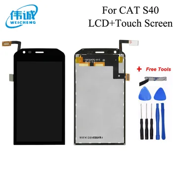 Pentru Caterpillar CAT S40 Display LCD+Touch Screen Digitizer Asamblare Pentru Cat S40, Ecran Lcd de Accesorii pentru Telefoane Mobile