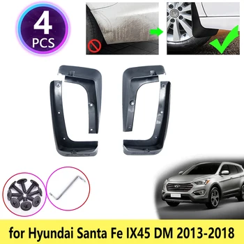 Pentru Hyundai Santa Fe ix45 DM 2013 2016 2017 2018 Aripile apărătoare de noroi Aripa Paznici Stropi de Noroi Clapeta de Placare Accesorii 8997