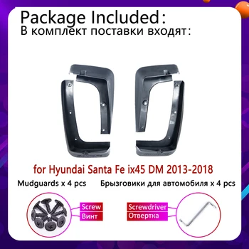 Pentru Hyundai Santa Fe ix45 DM 2013 2016 2017 2018 Aripile apărătoare de noroi Aripa Paznici Stropi de Noroi Clapeta de Placare Accesorii