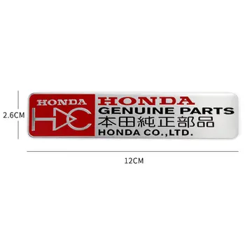 Aliaj de aluminiu Emblema de Honda Mugen Power Fit Jazz City Civic Inspira Acord HRV CRV Odyssey Jad Masina Decalcomanii Autocolant Insigna