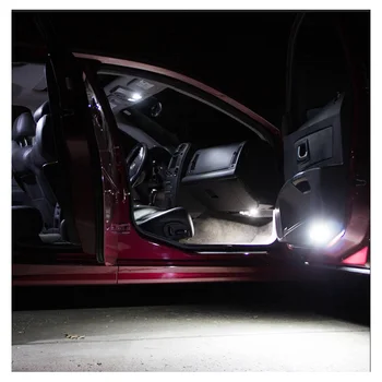 14pcs Alb Canbus LED Interior Becuri Kit potrivit Pentru 2002-2010 Dodge Ram 1500 2500 3500 4500 de Lectură Tavan Lampa de Licență 9163