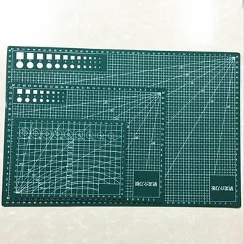 A3/A4/A5 PVC Tăiere Mat Durabil de Auto-vindecare Taie Pad Mozaic Instrumente DIY Accesoriu de Tăiere Placă de culoare Verde Închis Gravură Bord 9179