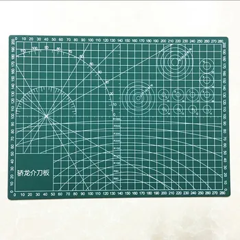 A3/A4/A5 PVC Tăiere Mat Durabil de Auto-vindecare Taie Pad Mozaic Instrumente DIY Accesoriu de Tăiere Placă de culoare Verde Închis Gravură Bord