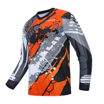 2020 Ciclism Jersey Bărbați Munte Biciclete Motocross Tricou maneca lunga BMX MTB DH T-Shirt Alpin Topuri Sport racing Bluza de toamna