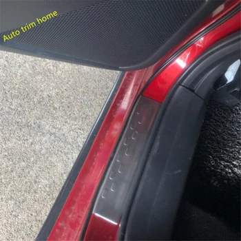 Lapetus Interior Glafuri Usi Scuff Placa Pedala De Bun Venit Acoperi Trim Fit Pentru Mazda 2 Demio - 2019 Accesorii Auto 9205