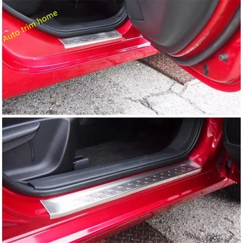 Lapetus Interior Glafuri Usi Scuff Placa Pedala De Bun Venit Acoperi Trim Fit Pentru Mazda 2 Demio - 2019 Accesorii Auto