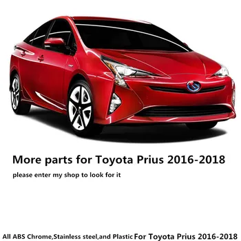 Pentru Toyota Prius 2016 2017 2018 autocolant auto ABS crom de ventilație de evacuare Surround de sus+partea de aer condiționat Comutator panou ornamental cadru