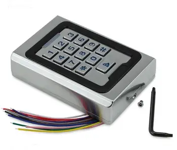RFID metal control acces, Anti-Vandal Caz de Metal 2000 De Utilizatori de Proximitate ID 125k Independent Tastatura o Ușă de Control Acces Sistem