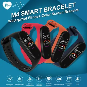 M4 Brățară Inteligent Tensiunii Arteriale Monitor De Ritm Cardiac Fitness Tracker M4 Brățară Inteligent Bluetooth Wirstband Impermeabil Smartband