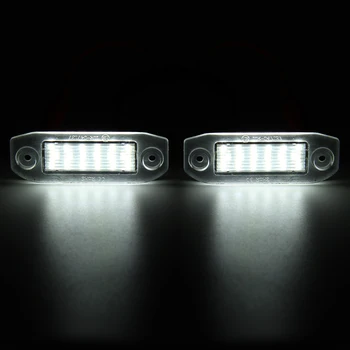 2 buc LED-uri Auto Numărul de Înmatriculare Lampă de Lumină pentru Volvo S80 XC90 V60 S40 S60, XC60 C70 V50 V70 XC70