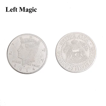 5 Pc-Uri Super-Subțire Palming Monede (Dolar Jumătate Versiune) Trucuri Magice Care Apar/Dispar Monedă Magia Accesorii Pusti De Recuzită