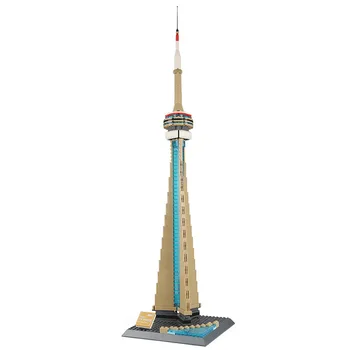 400 Buc Arhitectura Serie Canada Naționale Blocuri Turn Seturi De Cărămizi Clasic Orizontul Orașului Modelul Jucarii Copii 9221