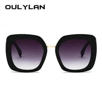 Oulylan Epocă Supradimensionat ochelari de Soare Femei Retro Design Pătrat Ochelari de Soare Doamnelor 2020 Mare Cadru ochelari de soare UV400 Ochelari de sex Feminin