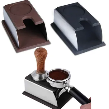 Robust din Oțel Inoxidabil, Silicon Cafea Espresso Tamper Sta Barista Instrument de Compactare Titularul suport Raft Cafea WF1017