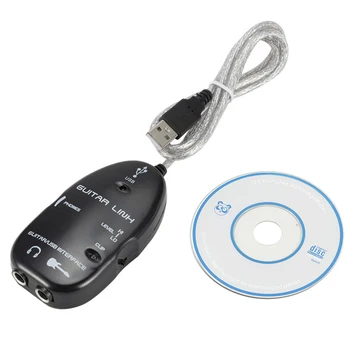 Chitara Interfata USB Link-ul de Cablu Adaptor de Conector Audio Recorder pentru PC/Calculator Chitara Accesorii 929