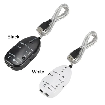 Chitara Interfata USB Link-ul de Cablu Adaptor de Conector Audio Recorder pentru PC/Calculator Chitara Accesorii