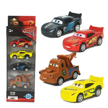 Pixar Cars 3 1:55 McQueen Cruz Ramirez Mater turnat sub presiune din Aliaj de Metal Model de Jucărie Masini Pixar Cars 3 Mini Jucarii Pentru Copii 4buc/Set