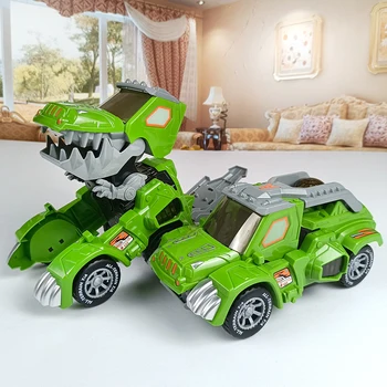 Deforma Dinozaur Jucării Led-uri Auto Dino Vehicul Magic Masina Jucării de Sunet Auto Electric-deformate Dino Racer Copil Masina Pentru Baieti Cadouri
