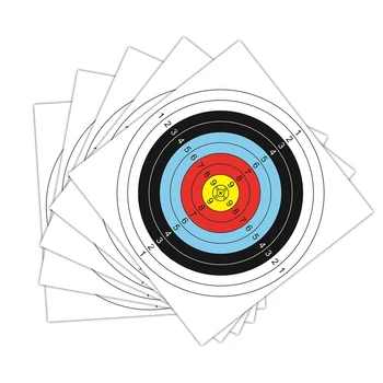 Noi 30buc 40*40 cm tir cu Arcul de Fotografiere Țintă Hârtie Vânătoare cu Arcul tir cu Arcul Kit Standard de Full Ring Singur Loc de Formare de Fotografiere Hârtie