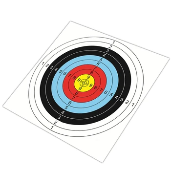 Noi 30buc 40*40 cm tir cu Arcul de Fotografiere Țintă Hârtie Vânătoare cu Arcul tir cu Arcul Kit Standard de Full Ring Singur Loc de Formare de Fotografiere Hârtie