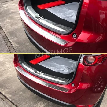 Otel Bara Spate Pentru 2017 2018 2019 2020 Mazda CX-5 CX5 Portbagaj Poarta Coada Ușa Plăcii de Prag Protector Capac Inox