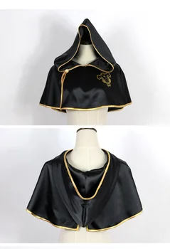 Anime Negru Trifoi Asta Mantie Neagră Black Bull Cape Uniformă Cinci Frunze De Trifoi Cosplay Costum Noelle Finral Cosplay Costum