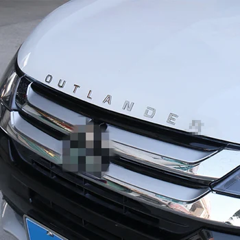 Din Oțel inoxidabil SUBȚIRE pentru Outlander accesorii auto Formularea 3D Scrisoare Autocolant auto Tapiterie auto 3d autocolant Pentru Mitsubishi Outlander