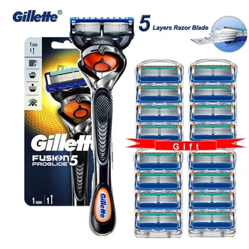 Barbati aparat de Ras Manual de Ras Aparat de Ras Lame Gillette Fusion Proglide 5 Strat Casete Cu Replacebale Lame