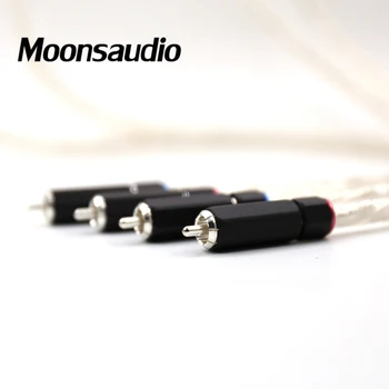 Liton 6N Argint Placat cu Audio Cablu de Interconectare cu Argint Placat cu RCA Mufa pentru Tub Amplificator Mixer