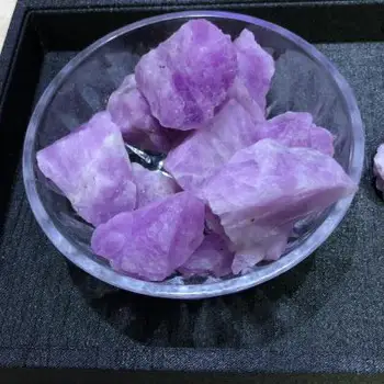 100g Naturale Violet Spodumene Kunzite Piatră brută Minerale-Specimen