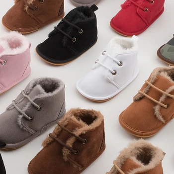 2020 Nou Pantofi Pentru Copii De Iarna Fleece Drăguț Pantofi De Cald Fată Băiat Nou-Născut Pantofi Anti-Alunecare, Copilul Unicorn Adidași Crib Pantofi