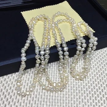 2019 Noua Moda Lung Colier de Perle Veritabile Baroc Naturale de apă Dulce Pearl Colier de Pulover Pentru Femei Bijuterii Cadou SPEZ