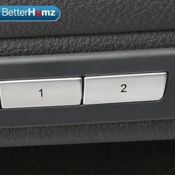 BetterHumz auto accesorii de interior ABS Memorie buton capac Autocolante auto Pentru BMW F10 2011-2017 Seria 5 masina de styling