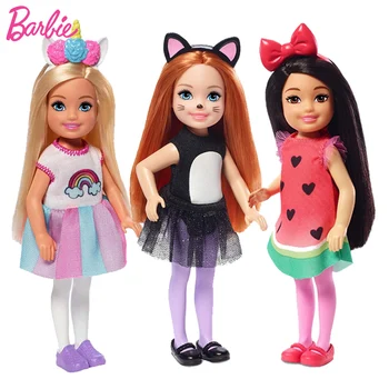 Jocuri Barbie originale Clubul Chelsea Papusa cu Haine si Catelul Accesorii Renăscut Barbie printesa Frumoasa Fată Jucărie Juguetes Boneca Jucarii