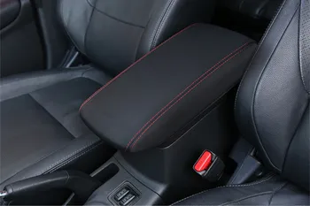 Pentru Mitsubishi Outlander 2013 2016 2018 Mașină Din Piele Pad-Cotiera Pe Consola Centrala, Cotierele Cutie De Depozitare Capac De Protecție Perna