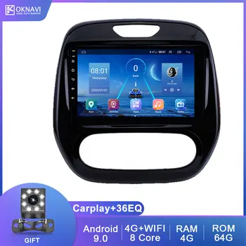 Android 9.0 Masina Șef Unitate Radio Audio GPS Multimedia Player Pentru Renault Captur, CLIO 2011-2019 Manual LA Navigare GPS Nu DVD